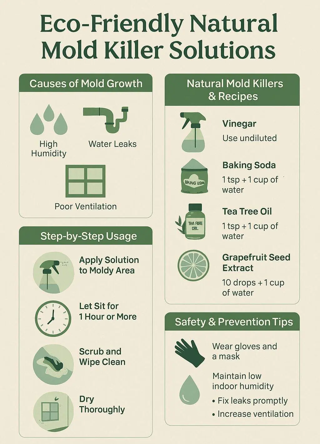 Eco-Friendly Natural Mold Killer Solutions for Homes