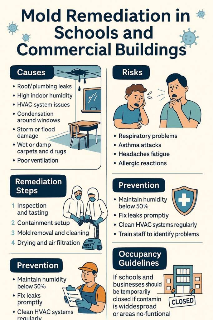 Mold Remediation in Schools and Commercial Buildings