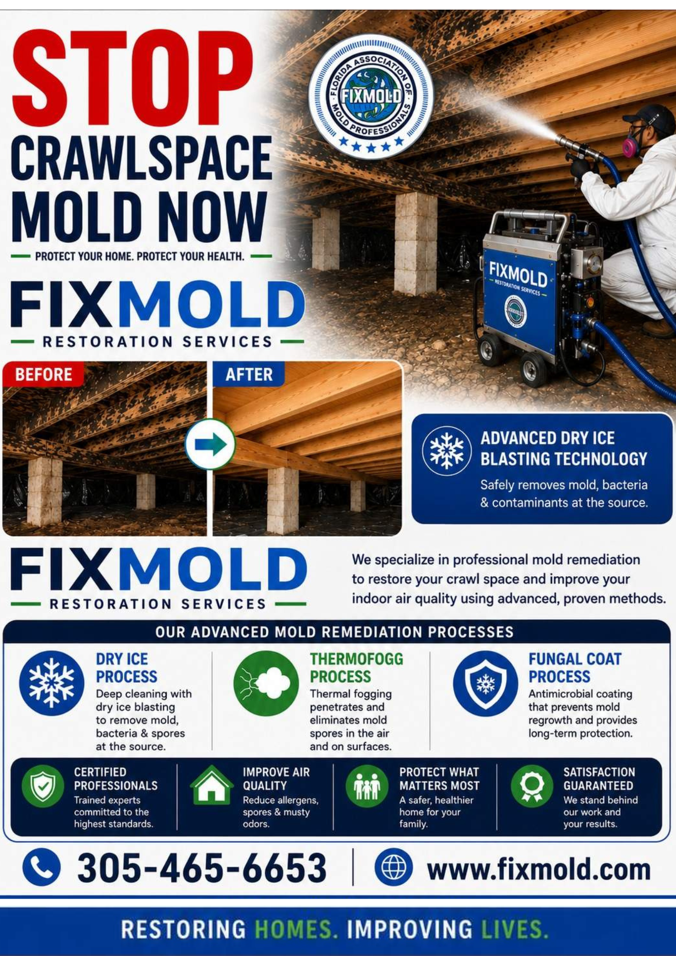 stop crawlspace mold
