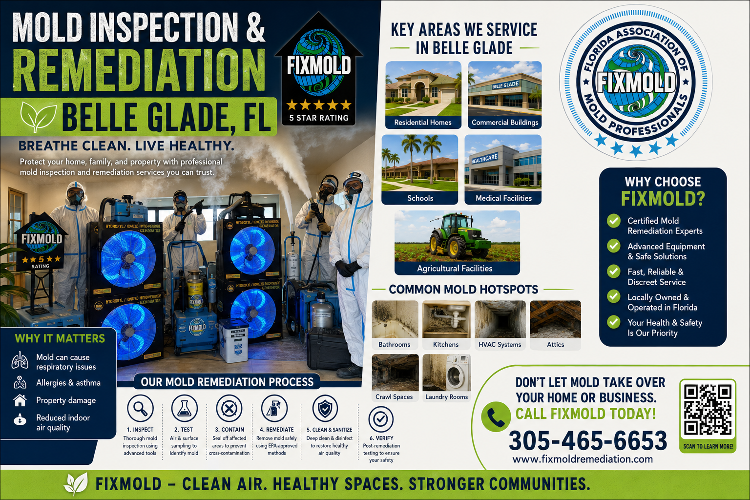 Mold Inspection & Remediation in Belle Glade: Protecting Your Property and Indoor Air Quality