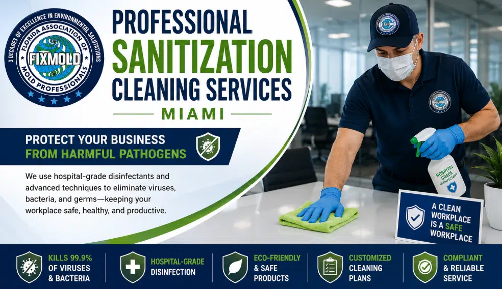 Professional Sanitization Cleaning Services Miami: Protect Your Business from Harmful Pathogens