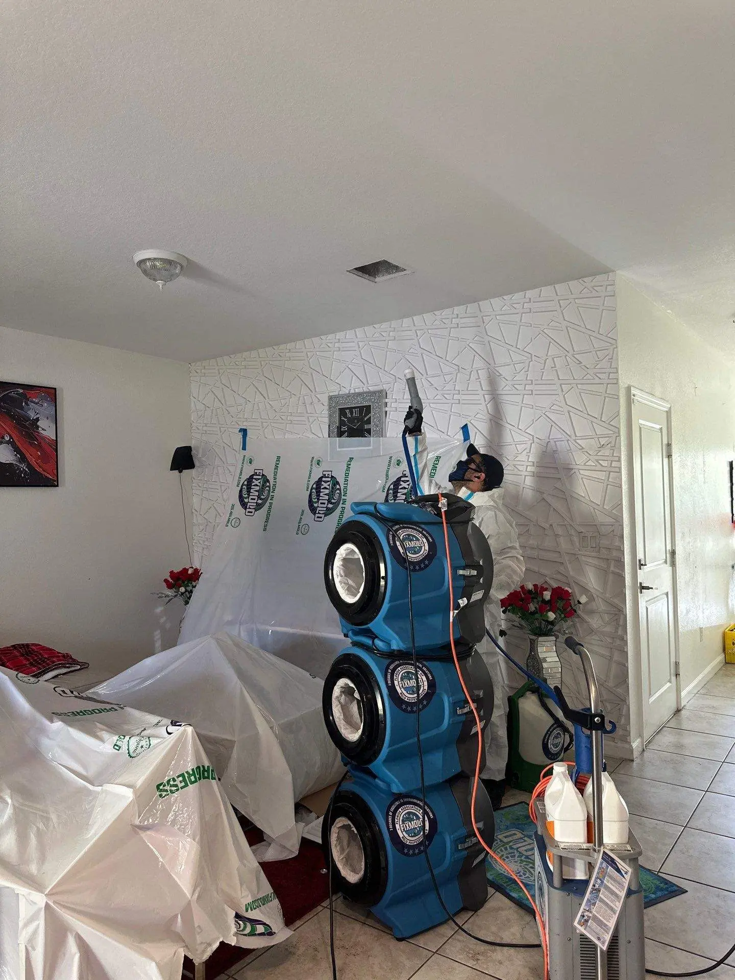 Mold remediation by Fixmold Miami
