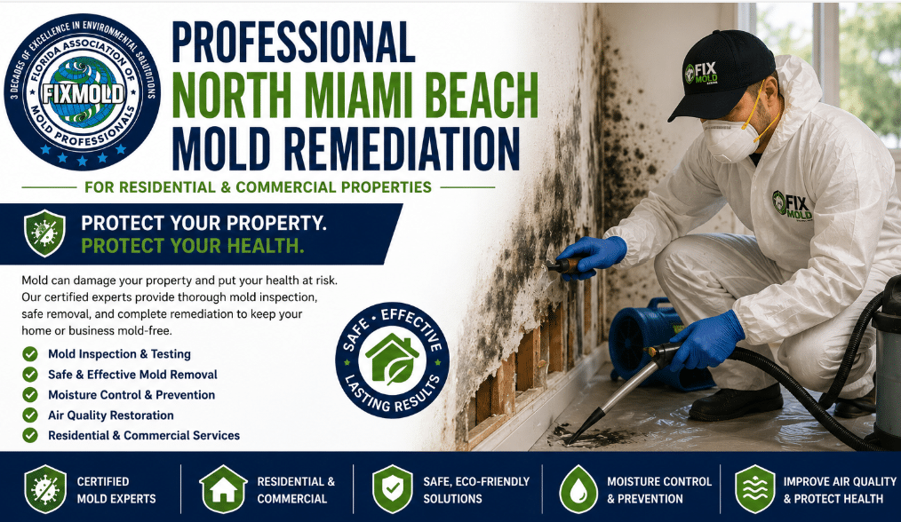 Trusted North Miami Beach Mold Remediation for Residential & Commercial Properties
