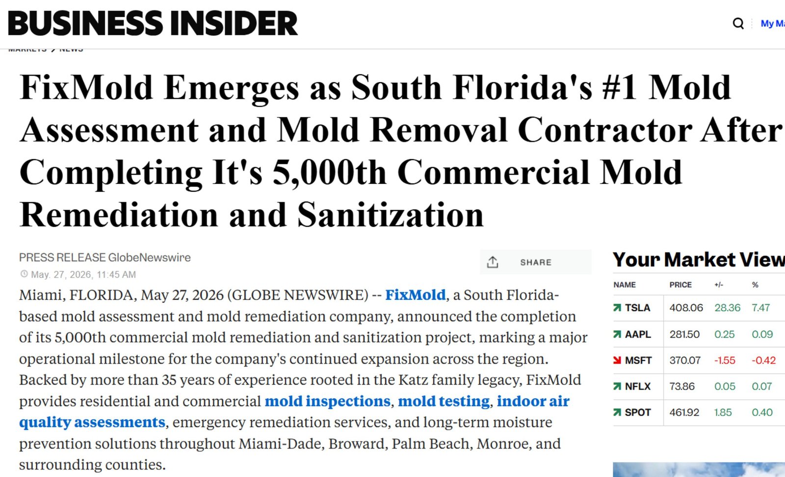 FixMold Emerges