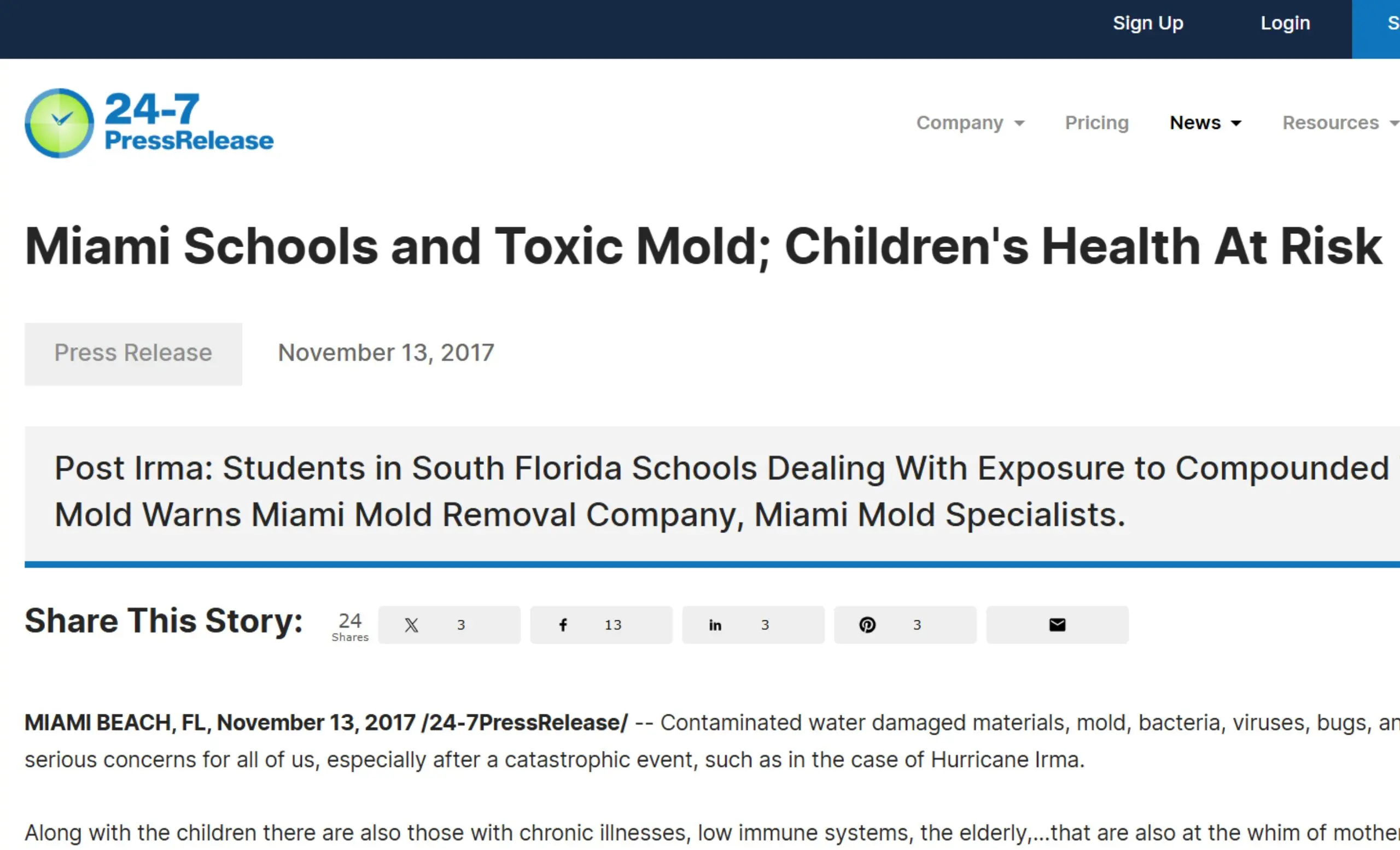 Children's Health At Risk