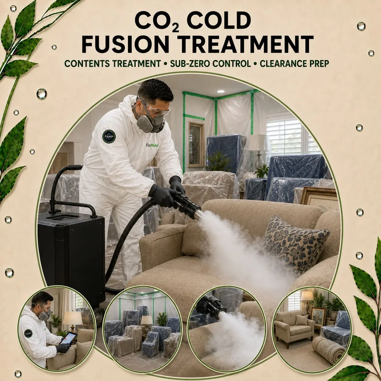 HVAC Fiberglass Condition, Stabilization & Air Control