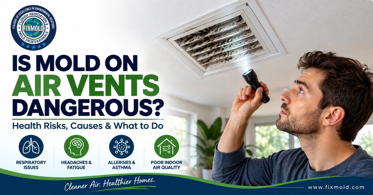 is mold on air vents dangerous β FixMold Miami is mold on air vents dangerous