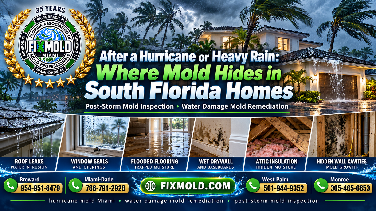 After the Storm_ Where Mold Hides β FixMold Miami