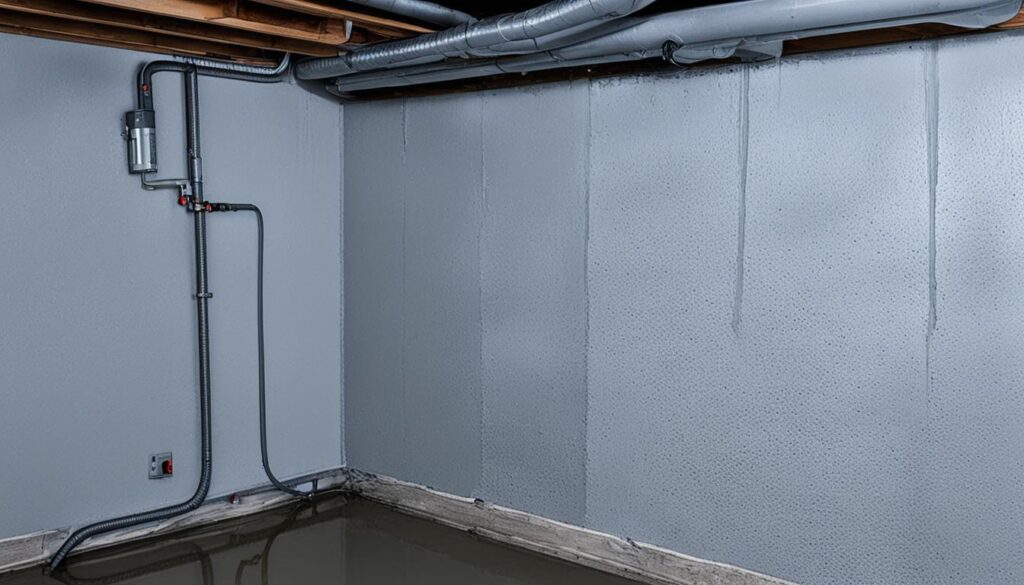 Basement moisture control