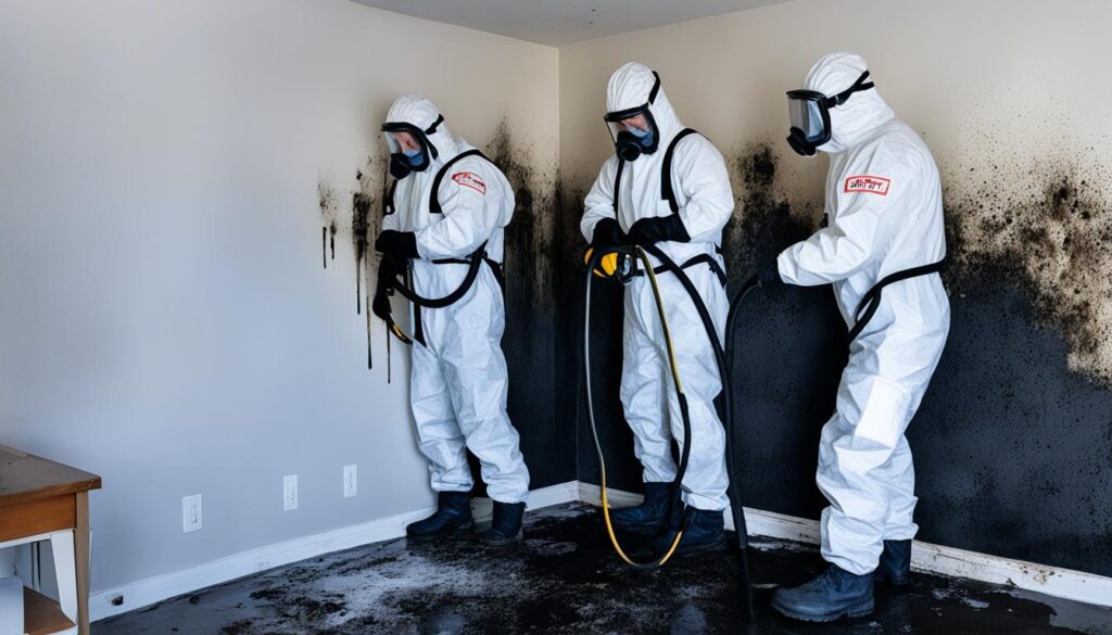 Black mold removal services Los Angeles image