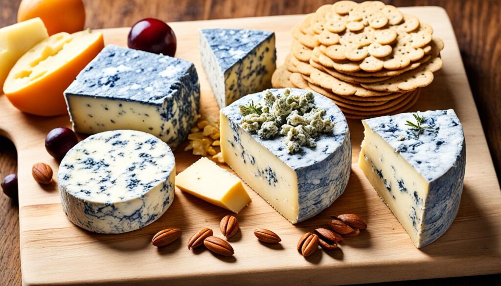 Blue cheese assortment