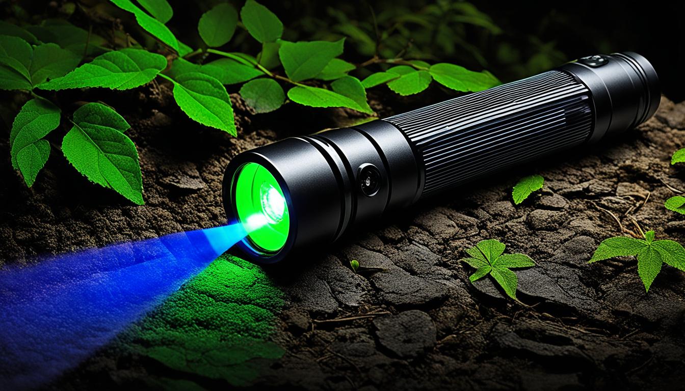 Can you use an LED flashlight as a black light to check for