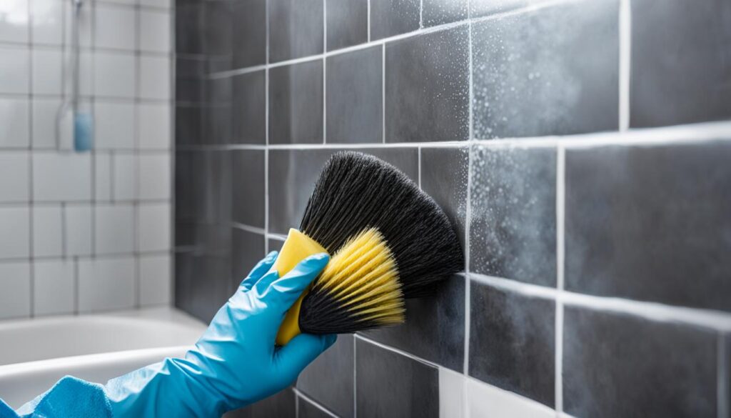Cleaning Shower Grout Mold