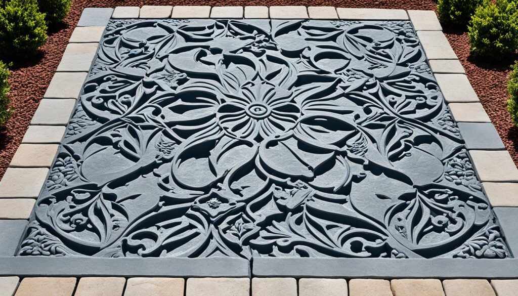 Concrete paver mold designs