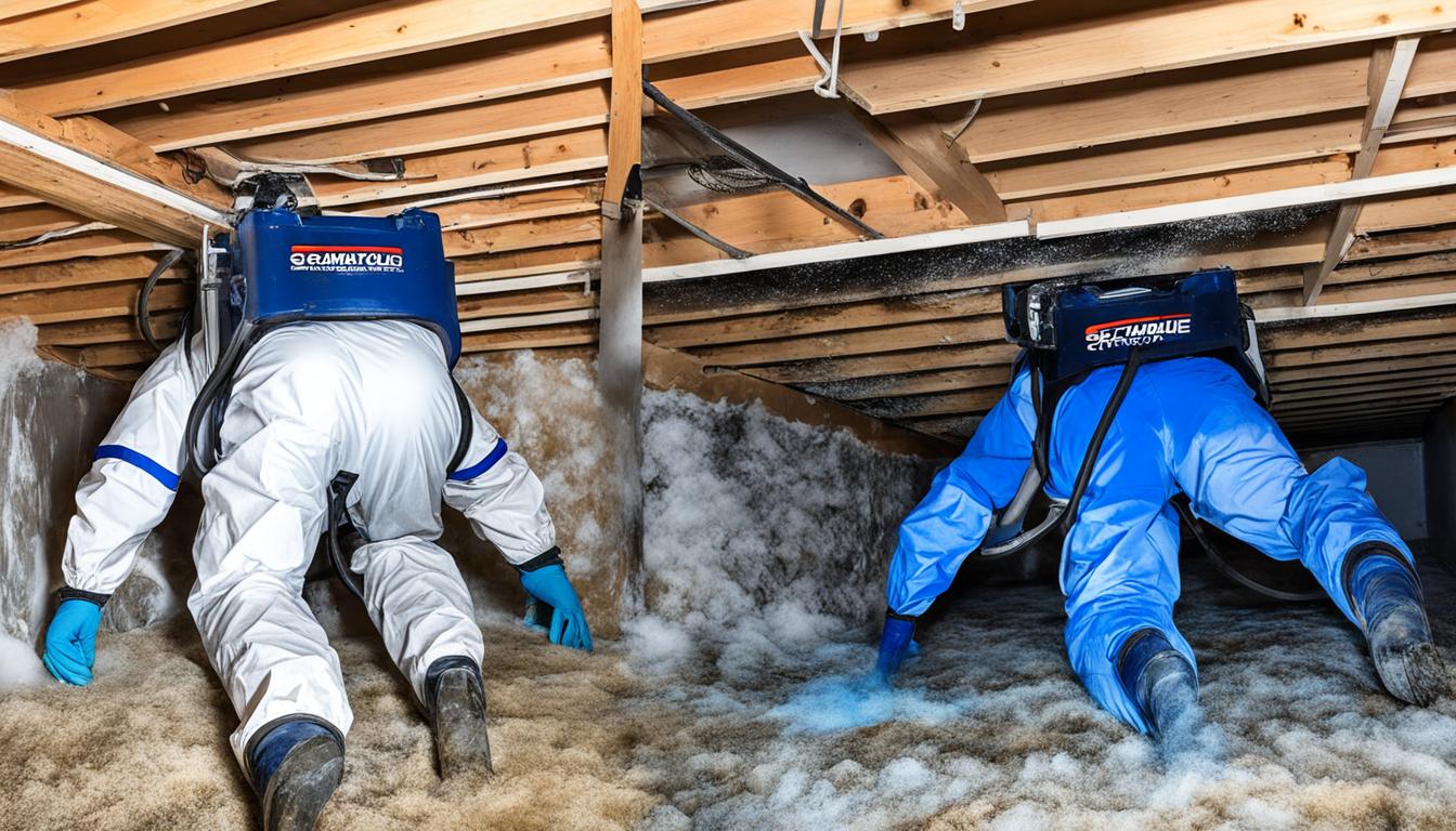 Crawl space is infested with mold, how do we go about