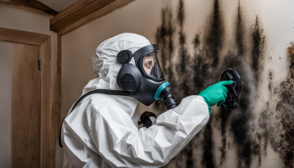 DIY black mold removal