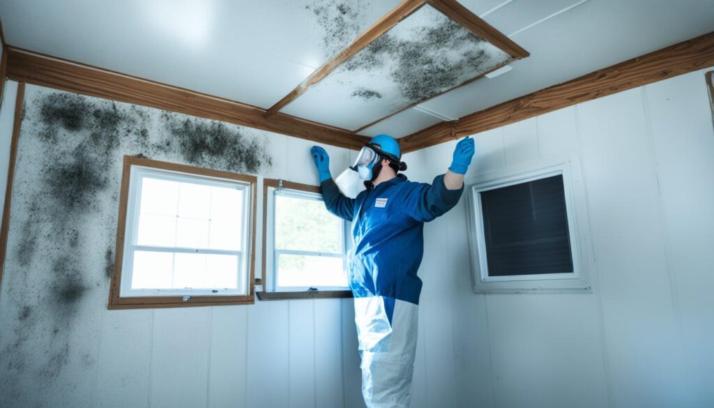 DIY mold remediation in mobile homes