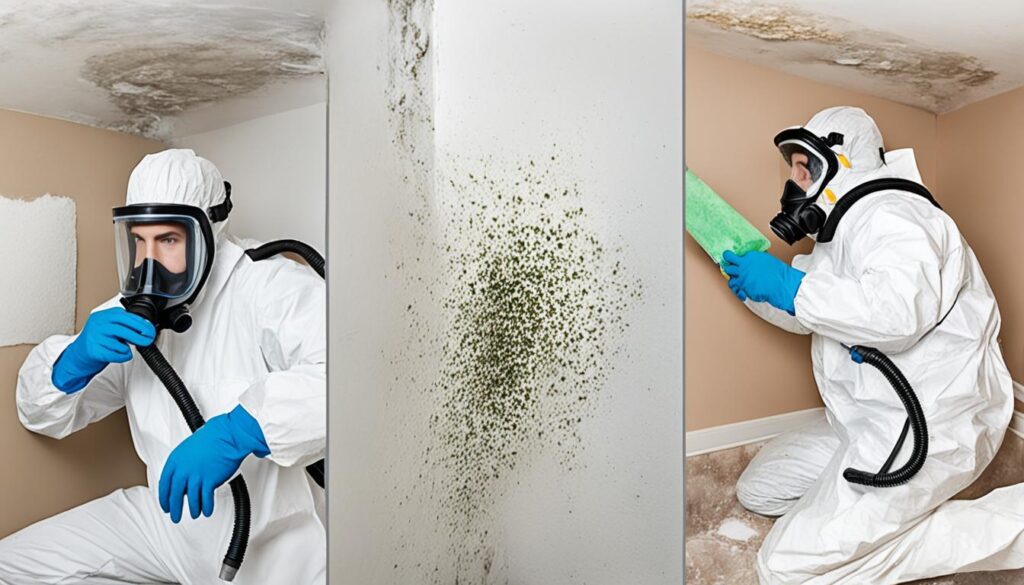 DIY mold removal and professional mold remediation