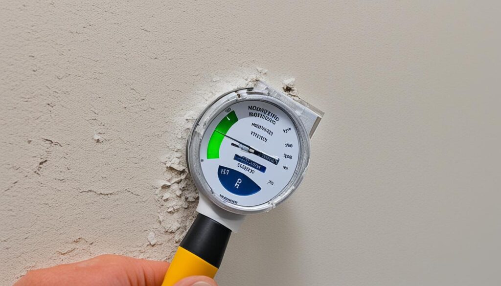 Detecting hidden mold in walls