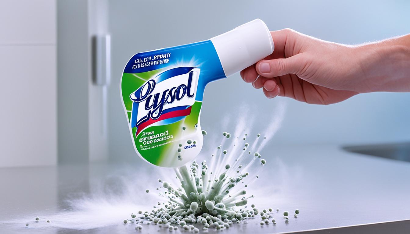 Does Lysol kill airborne mold spores?