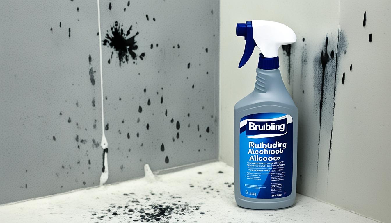 Does rubbing alcohol get rid of black mold?