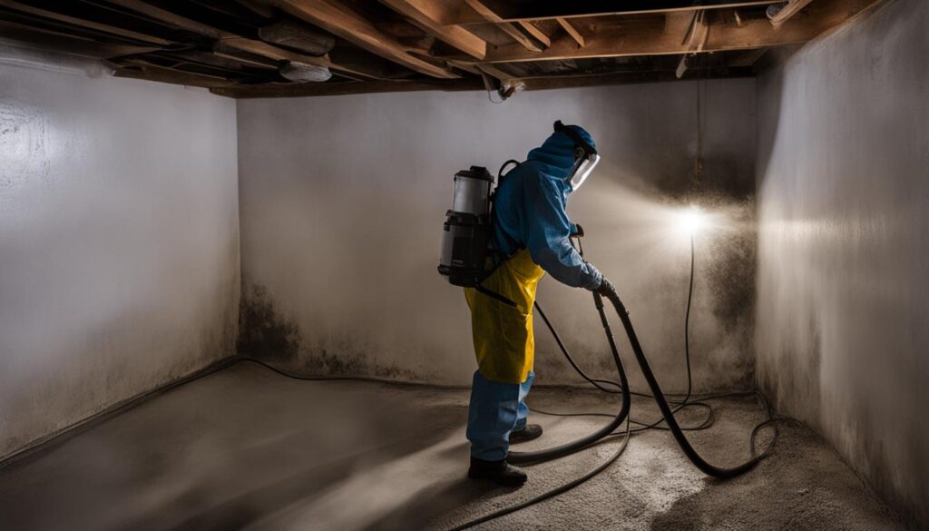 Eliminate mold in basement