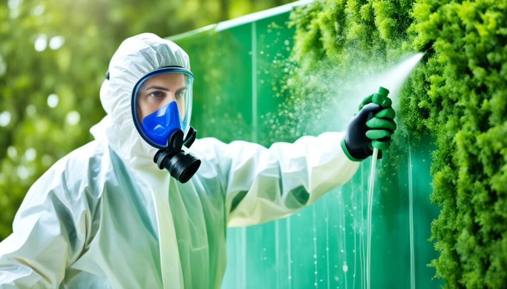 Green mold removal solutions