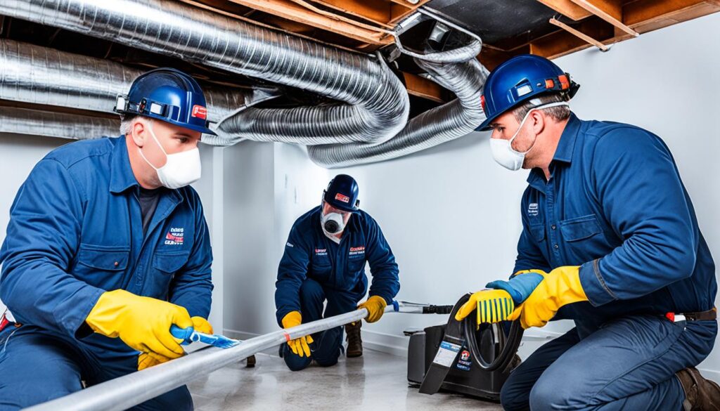 HVAC duct cleaning image