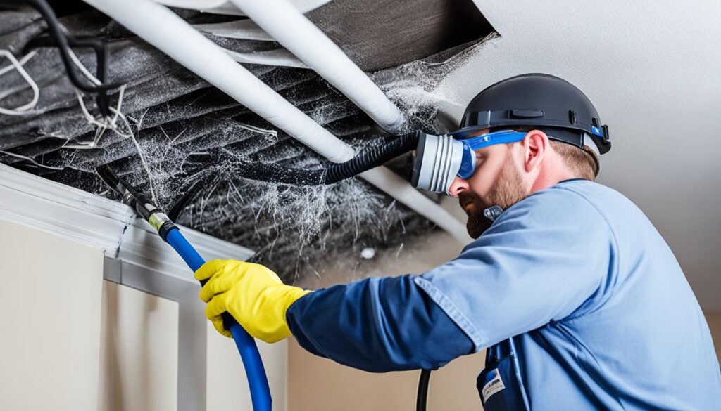 HVAC ductwork cleaning