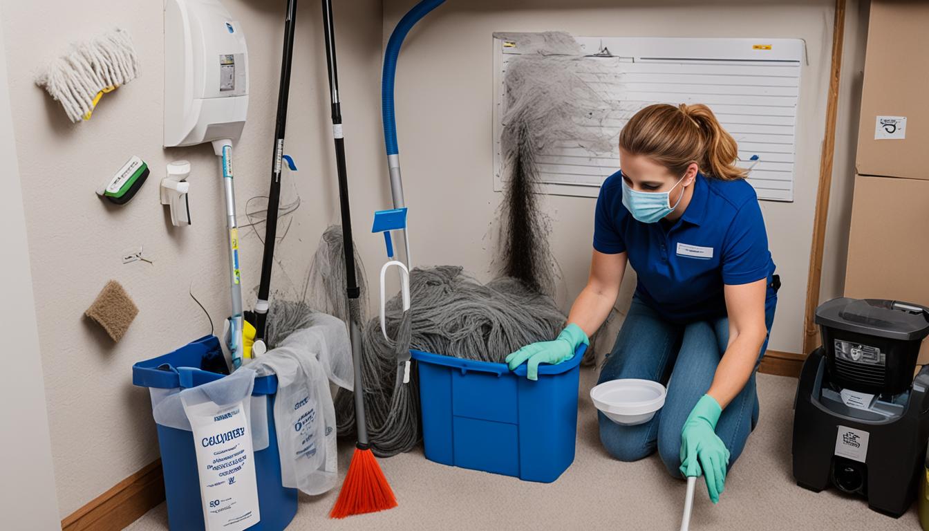 How do you keep the basement tidy with no dust/cobwebs?