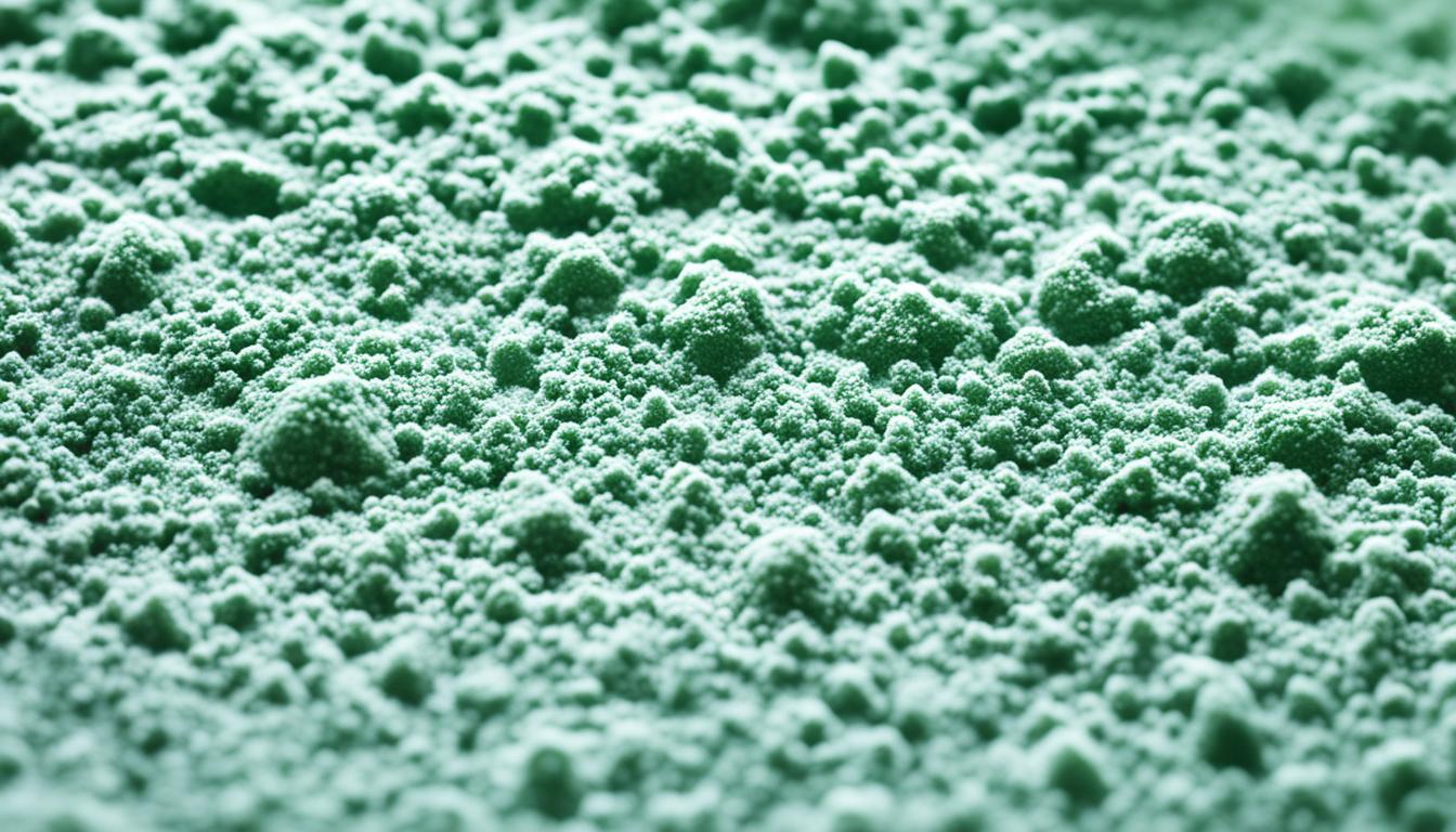 How does sodium carbonate kill mold?