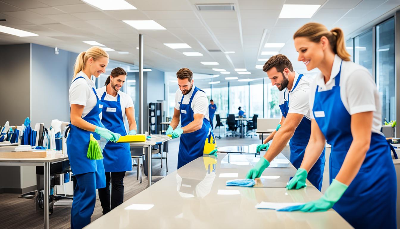 How many workers do I need for commercial cleaning of a