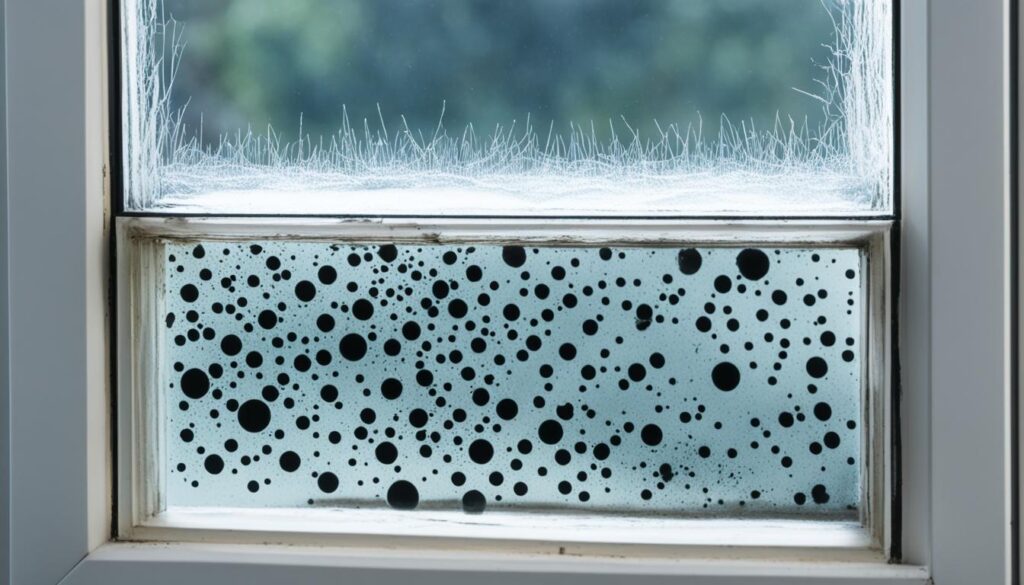 Identifying mold in windows