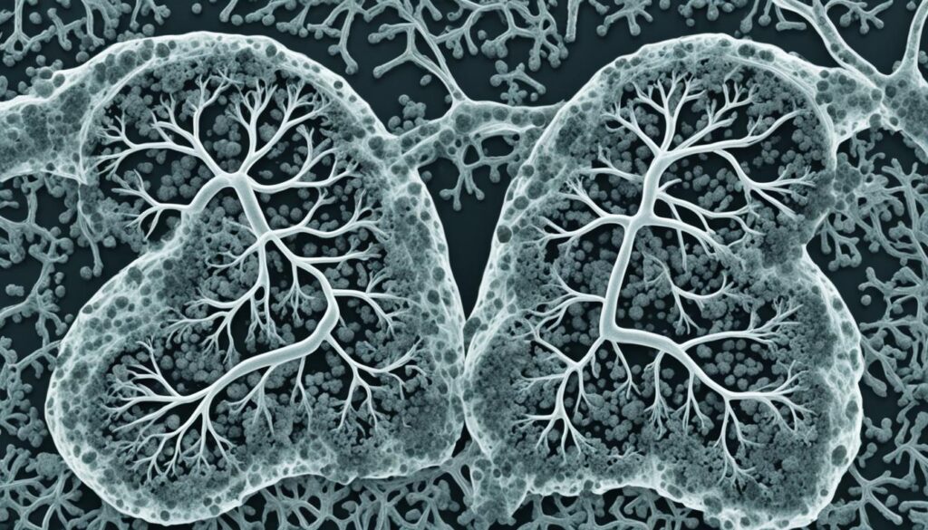 Impact of mold spores on lungs