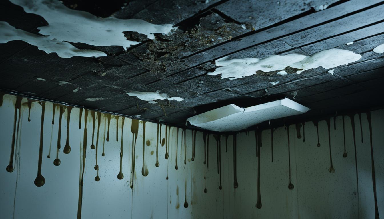 Is it dangerous to sleep in a room with mold on the ceiling?