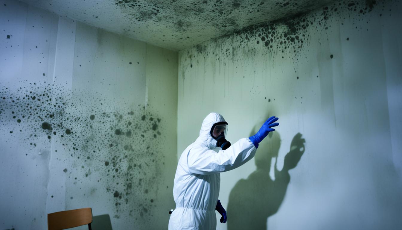 Is mold behind drywall dangerous?