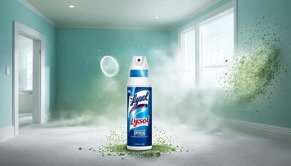 Lysol mold prevention