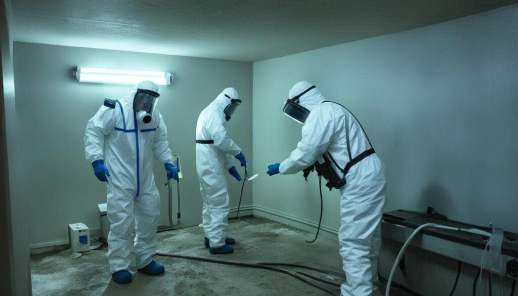 Mold testing in basement