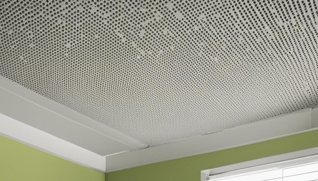 Preventing mold growth in bedroom ceilings