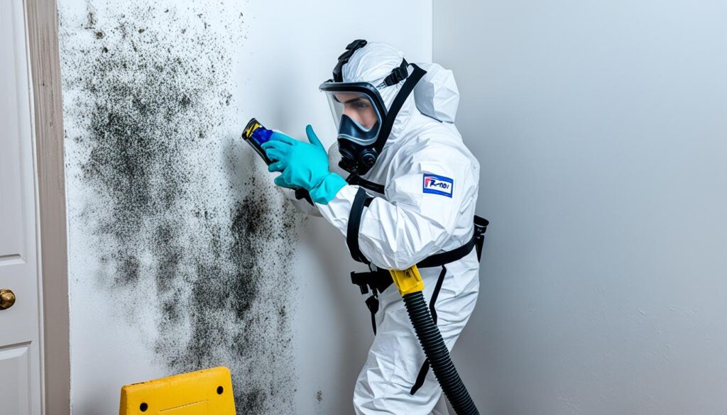 Professional Mold Removal Company in Action