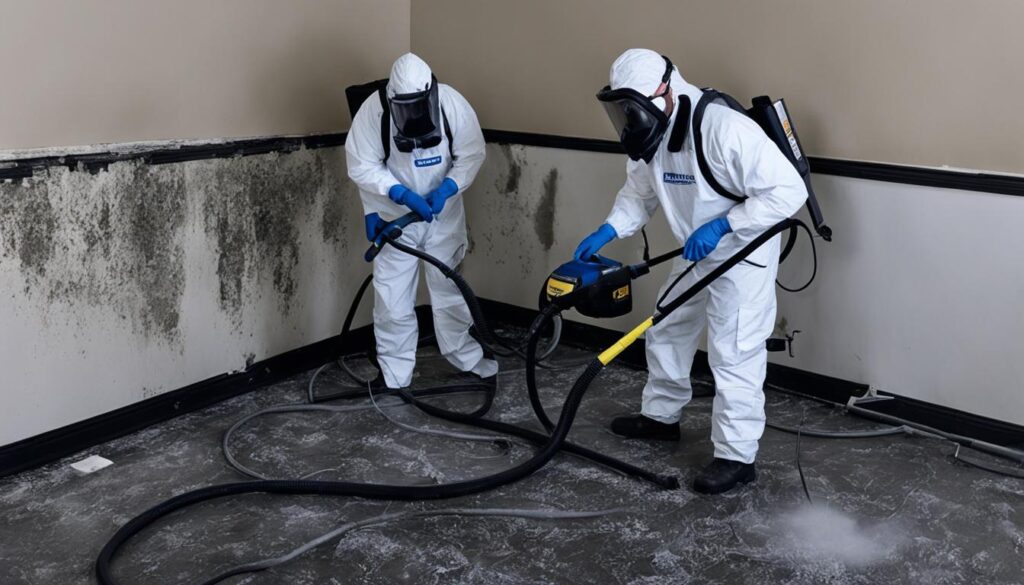 Professional mold removal