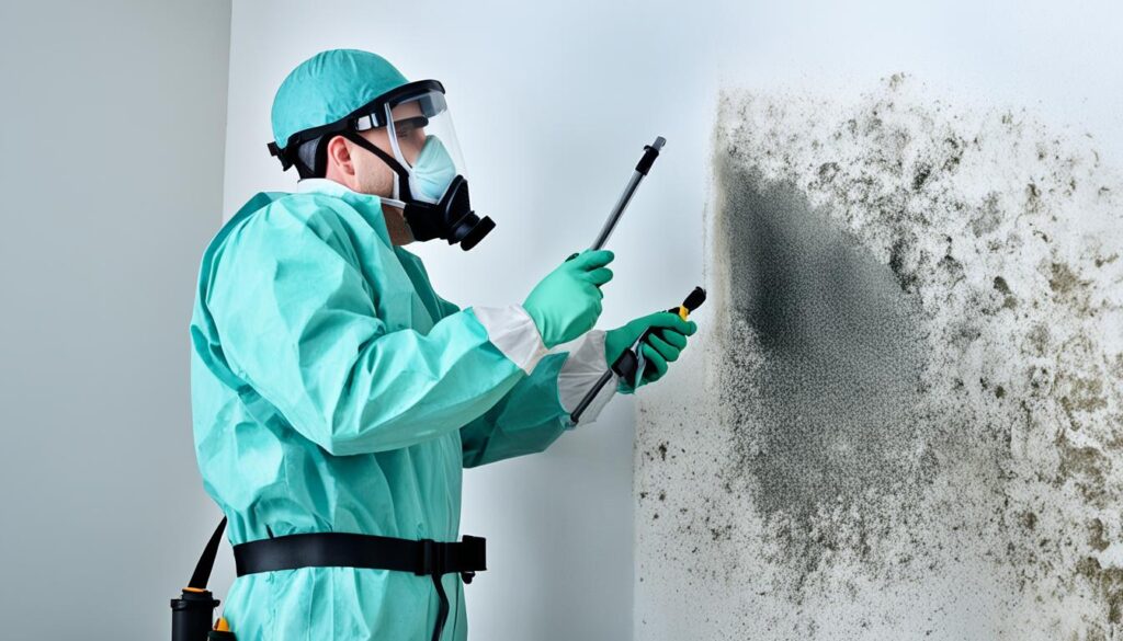 Professional mold removal assessment