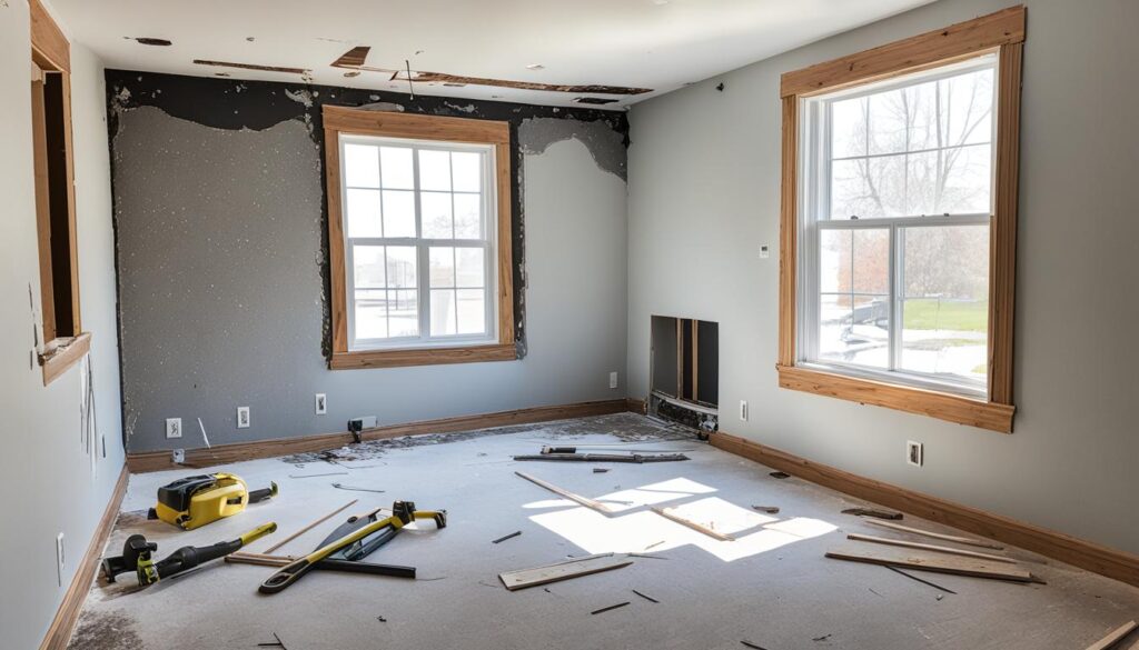 Rebuilding after mold remediation