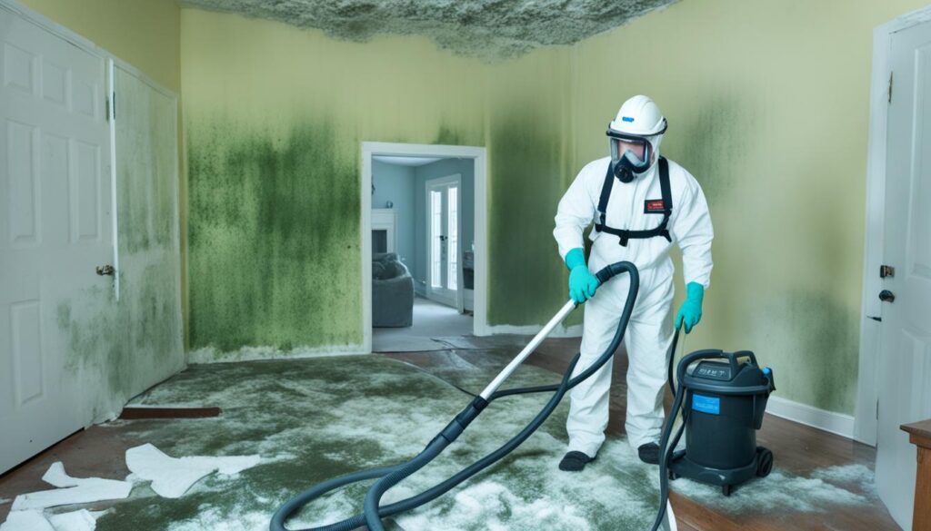 Removing Mold in a House