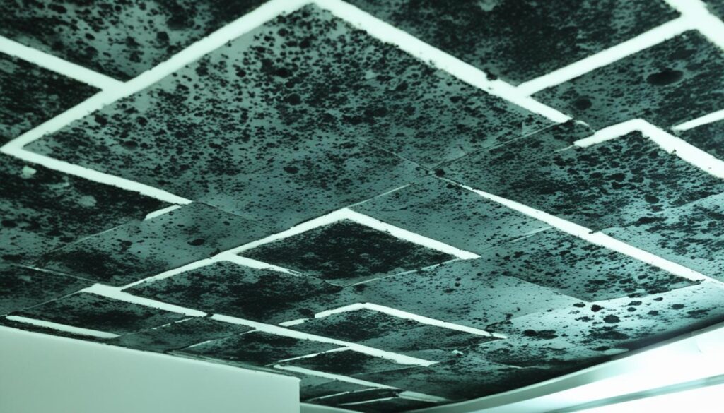 Toxic Black Mold on Ceiling Miami