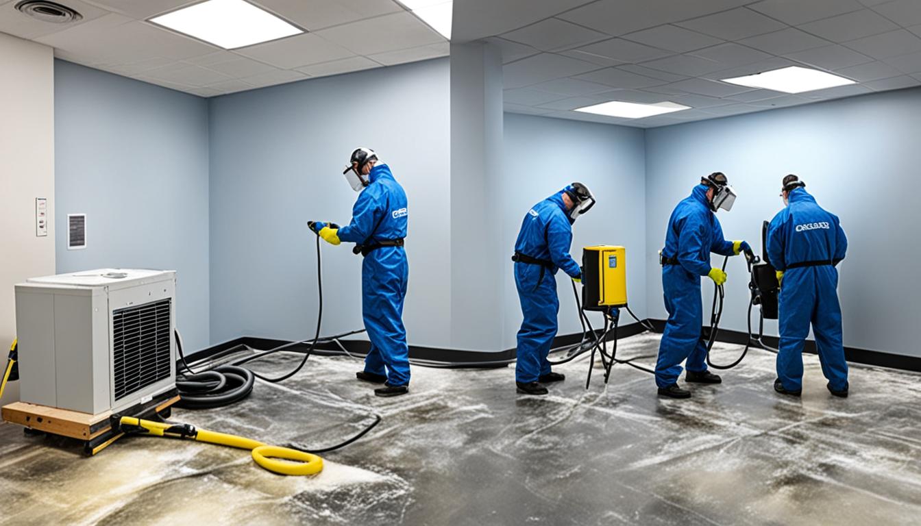 What do commercial mold remediation services need to