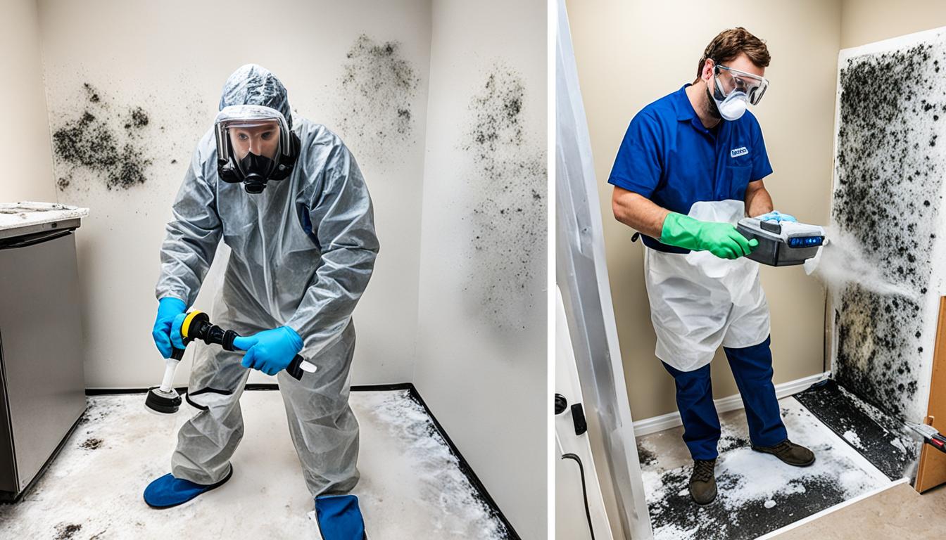 Which is better, DIY or professional mold remediation?