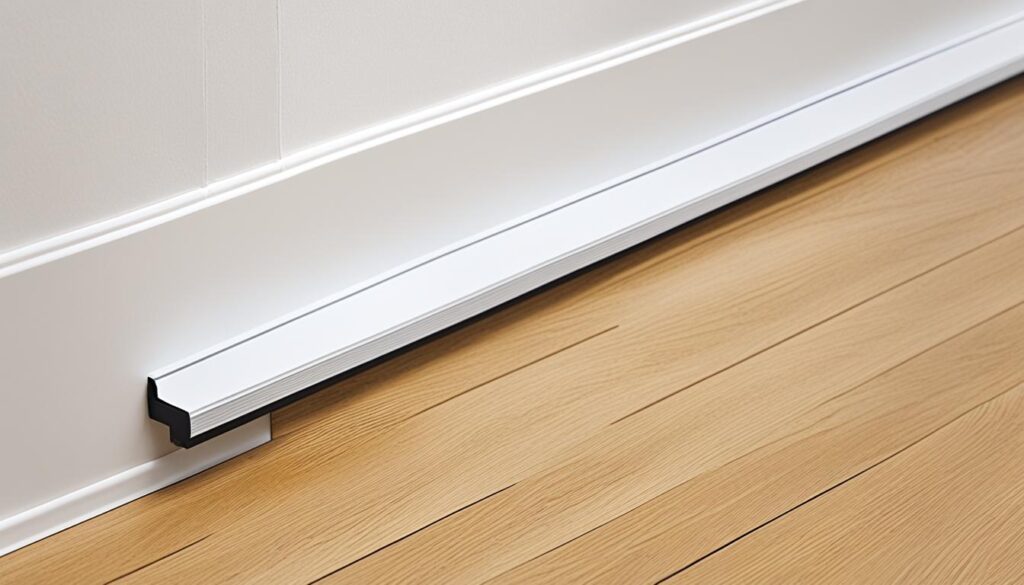 affordable rubber baseboard