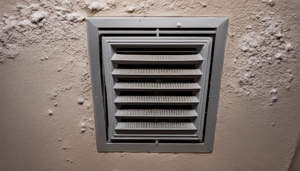 air vent blockage