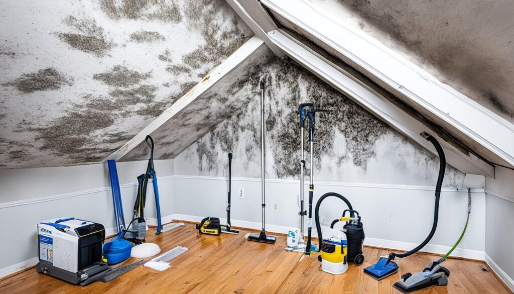 attic mold removal cost